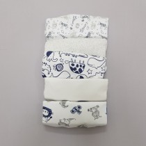 بادی 5 عددی پسرانه 32116 استین کوتاه سایز بدوتولد تا 24 ماه   *