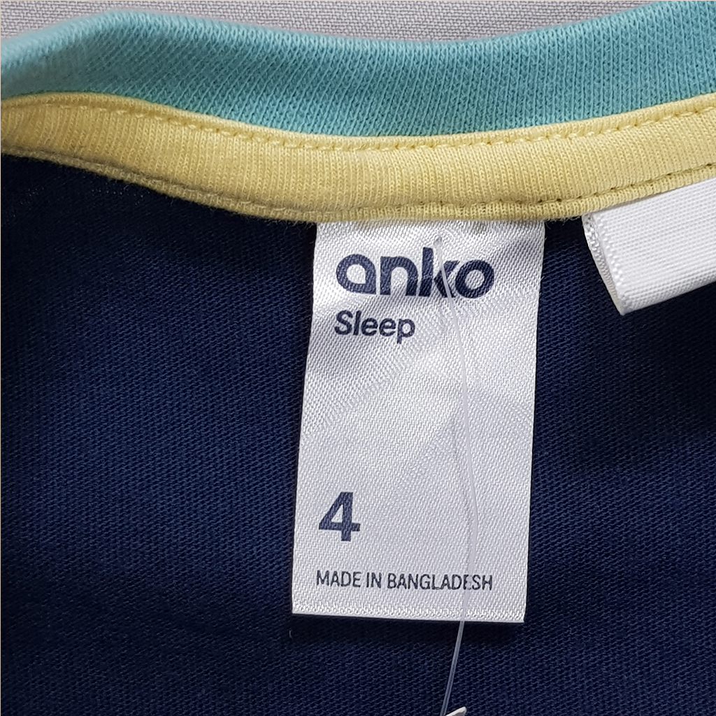 تی شرت پسرانه 35482 سایز 7 تا 12 سال کد 1 مارک anko