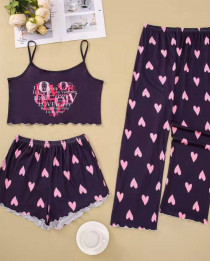 ست سه تیکه کراپی زنانه کد 419170