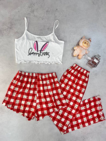 ست سه تیکه کراپی زنانه کد 419172