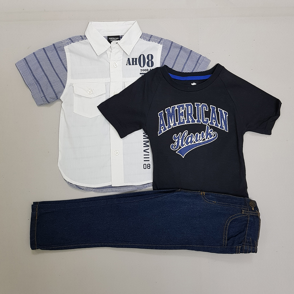 ست سه تکه پسرانه 28146 سایز 2 تا 4 سال کد 1