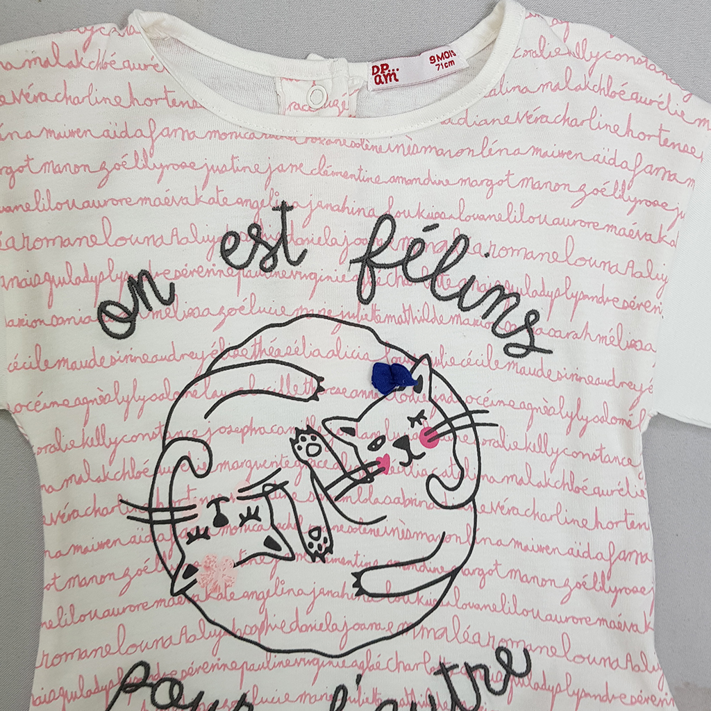 بلوز دخترانه 28460 سایز 3 تا 24 ماه کد 11