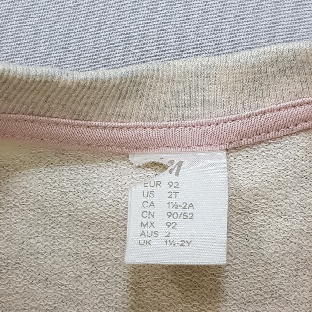 پلیور دخترانه 28460 سایز 4 ماه تا 4 سال کد 8 مارک H&M