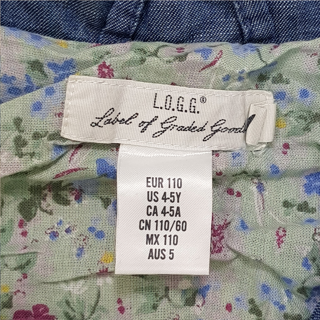 مانتو جینز دخترانه 33444 سایز 1.5 تا 10 سال مارک H&M