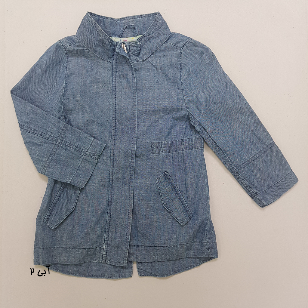 مانتو جینز دخترانه 33444 سایز 1.5 تا 10 سال مارک H&M