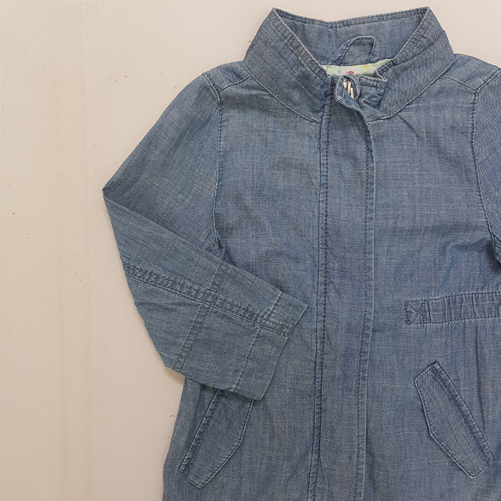مانتو جینز دخترانه 33444 سایز 1.5 تا 10 سال مارک H&M