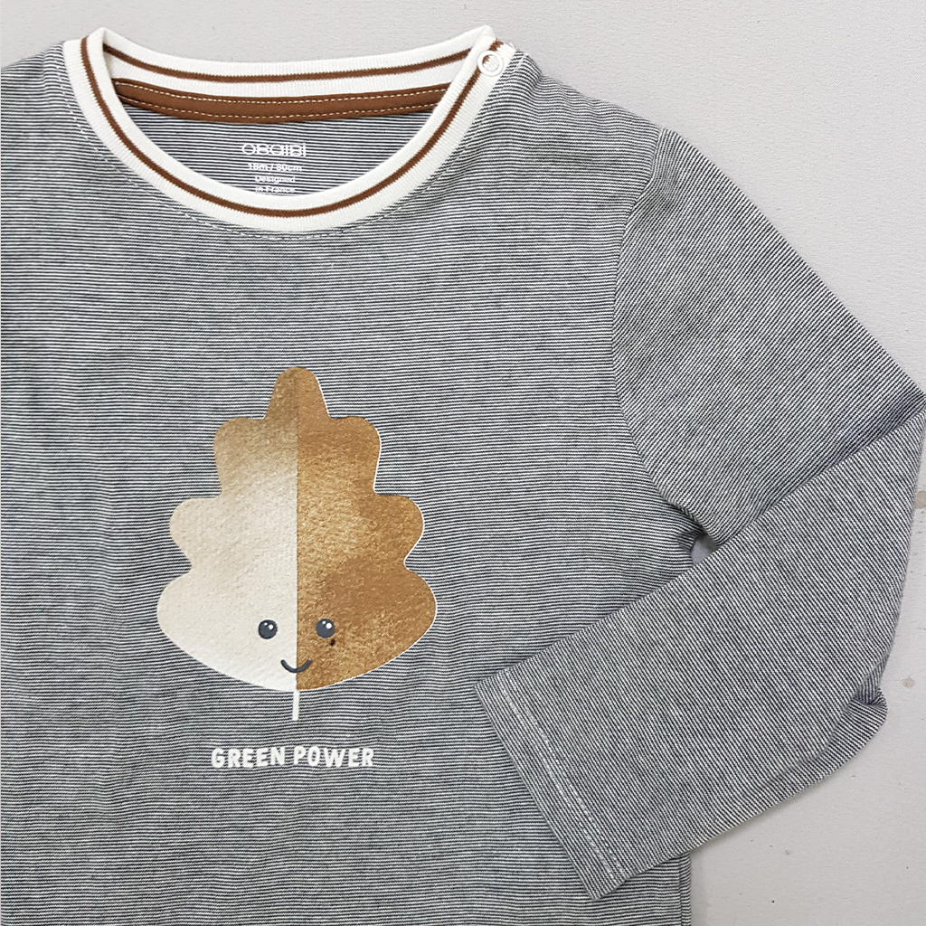 بلوز پسرانه 28460 سایز 12 تا 36 ماه کد 15 مارک Obaibi