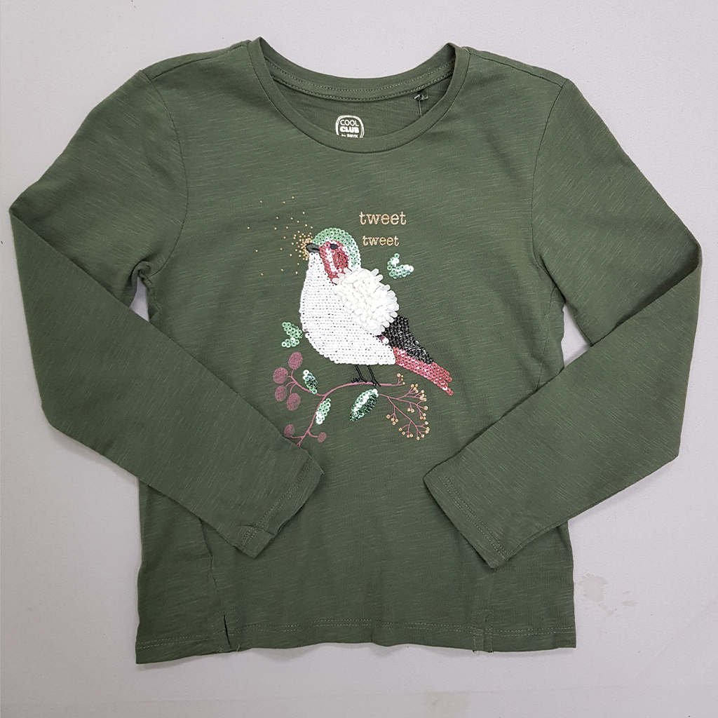 بلوز دخترانه 28460 سایز 3 تا 10 سال کد 18 مارک COOL CLUB