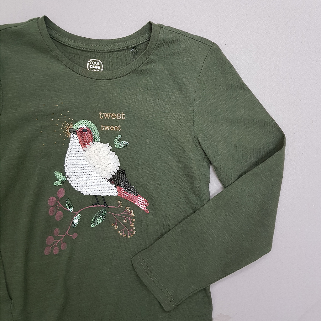 بلوز دخترانه 28460 سایز 3 تا 10 سال کد 18 مارک COOL CLUB