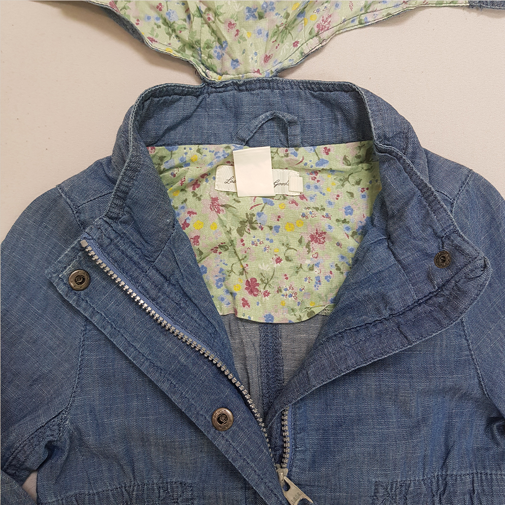 مانتو جینز دخترانه 33444 سایز 1.5 تا 10 سال مارک H&M   *