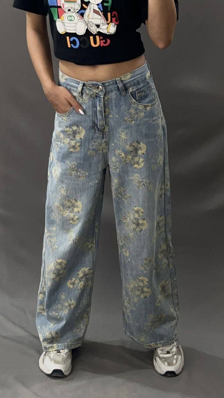 شلوار گلدار دخترانه کد 419211