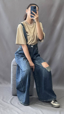 بیلر سوت جین زنانه کد 419213