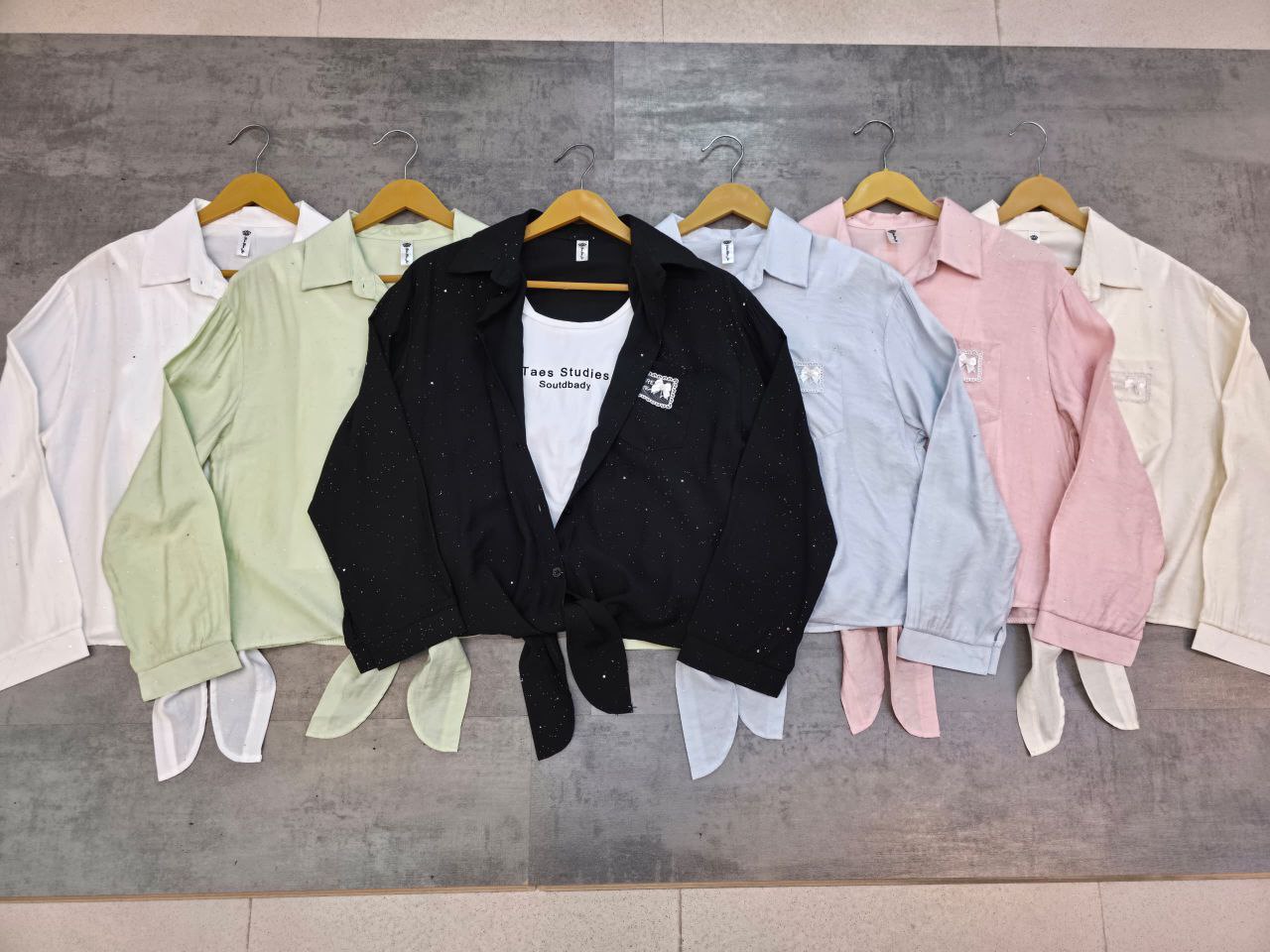 شومیز دو تیکه مجلسی زنانه کد 419251