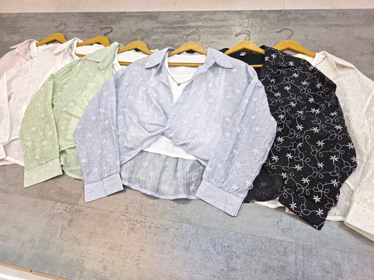 شومیز دو تیکه مجلسی زنانه کد 419253