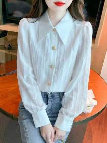 شومیز نخی حریر زنانه کد 419263