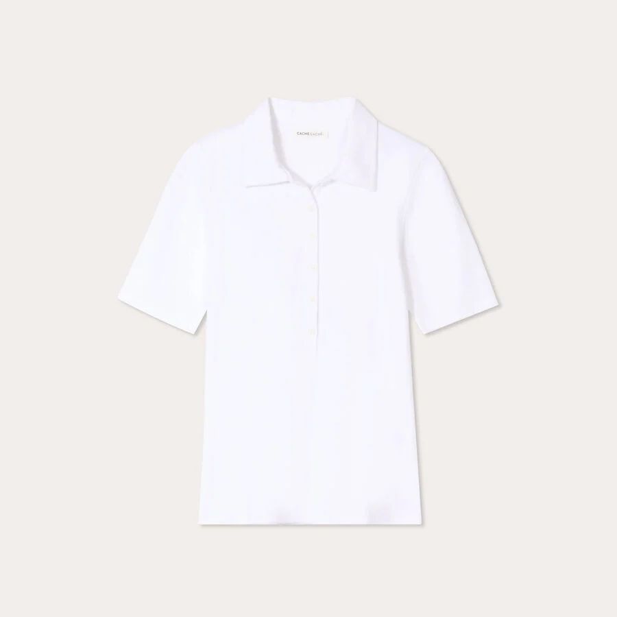 تی شرت یقه دار زنانه 30371 مارک Cache Cache