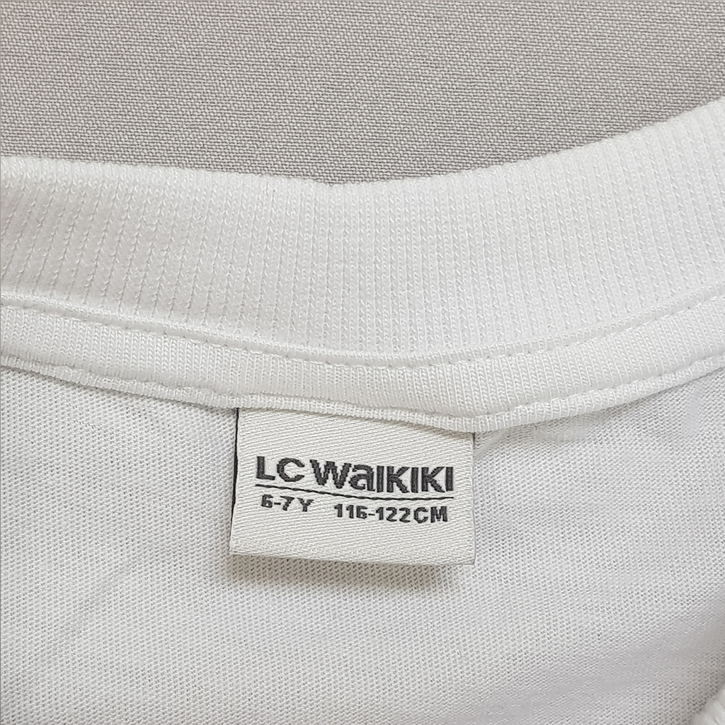 تی شرت آستین حلقه ای 30514 سایز 6تا 14 سال کد 3 مارک LC WAIKIKI