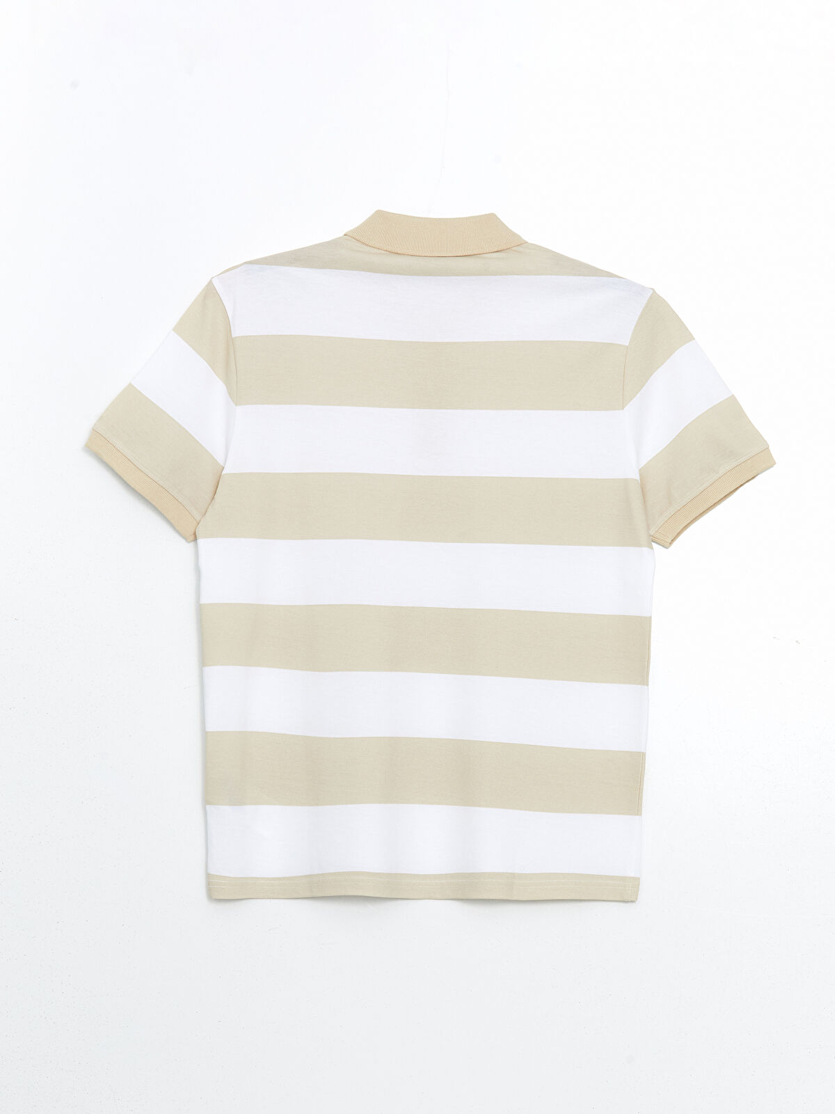 تی شرت یقه دار مردانه 30365 مارک LC WALKIKI