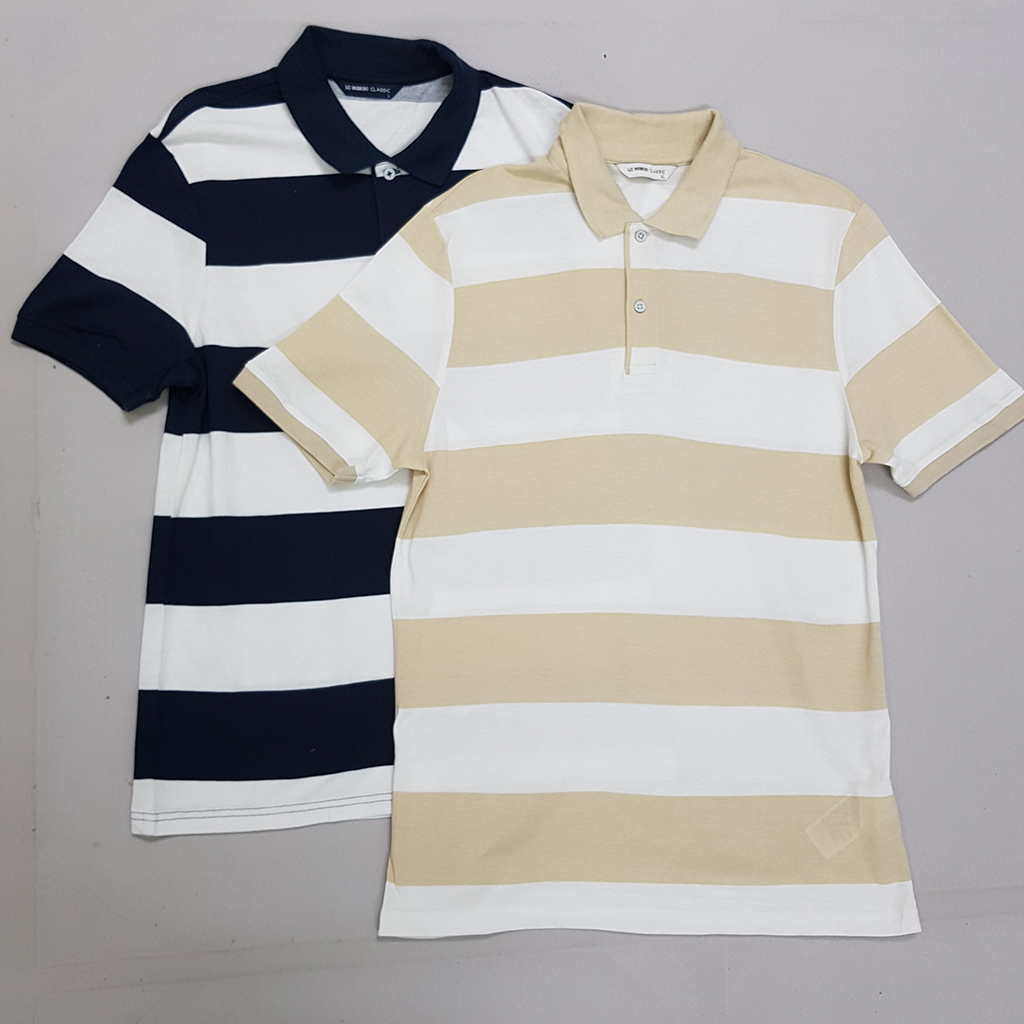 تی شرت یقه دار مردانه 30365 مارک LC WALKIKI   *