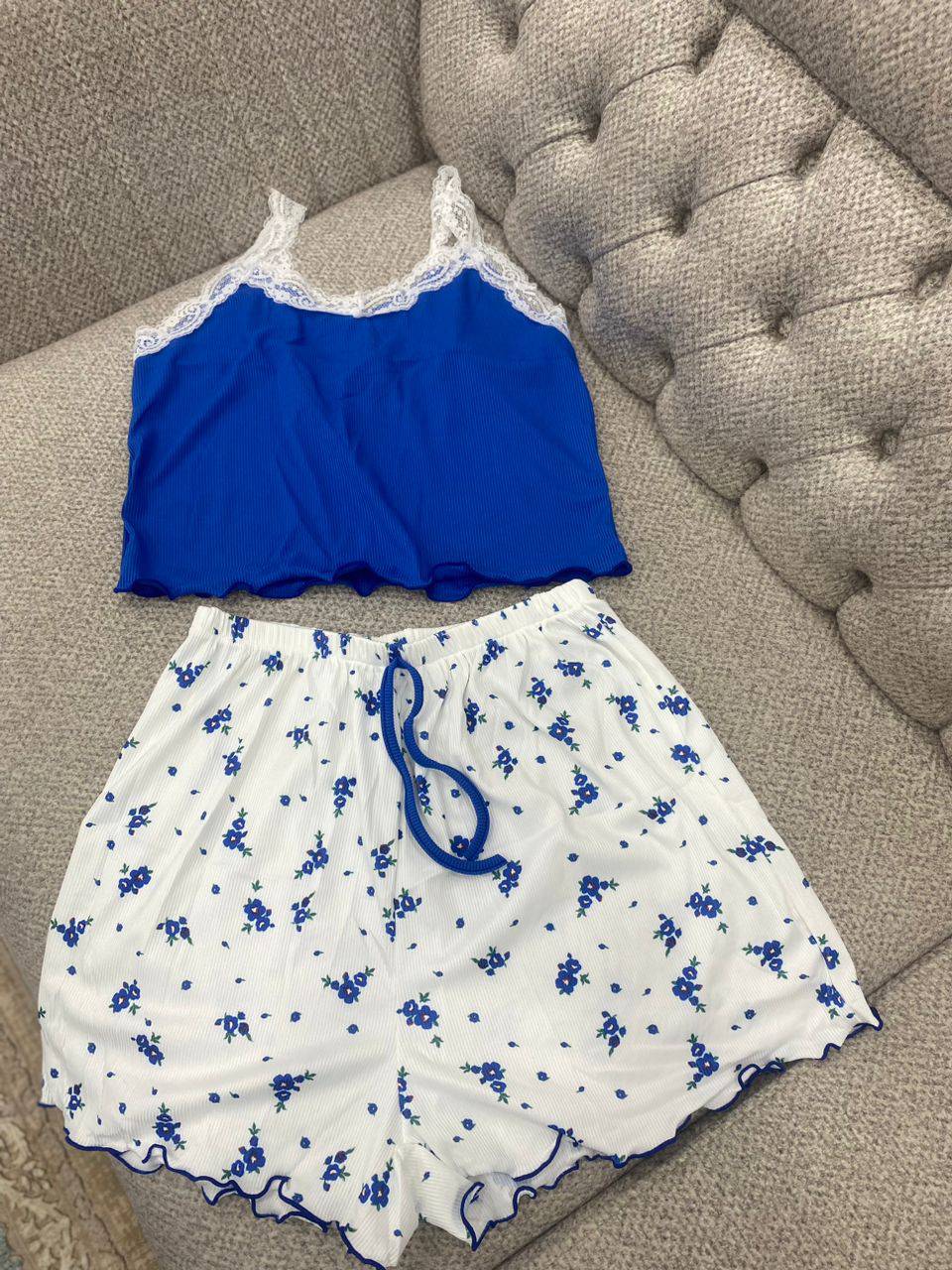 ست تاپ شورتک زنانه کد 419290