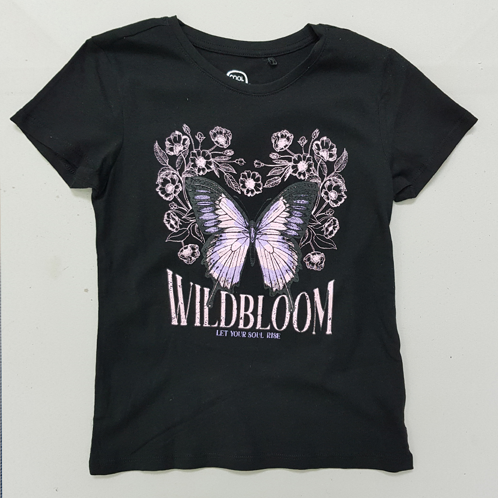 تی شرت دخترانه 30588 سایز 8 تا 15 سال کد 2 مارک COOL CLUB