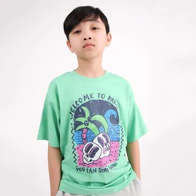 تی شرت پسرانه 30590 سایز 9 تا 15 سال کد 1 مارک COOL CLUB