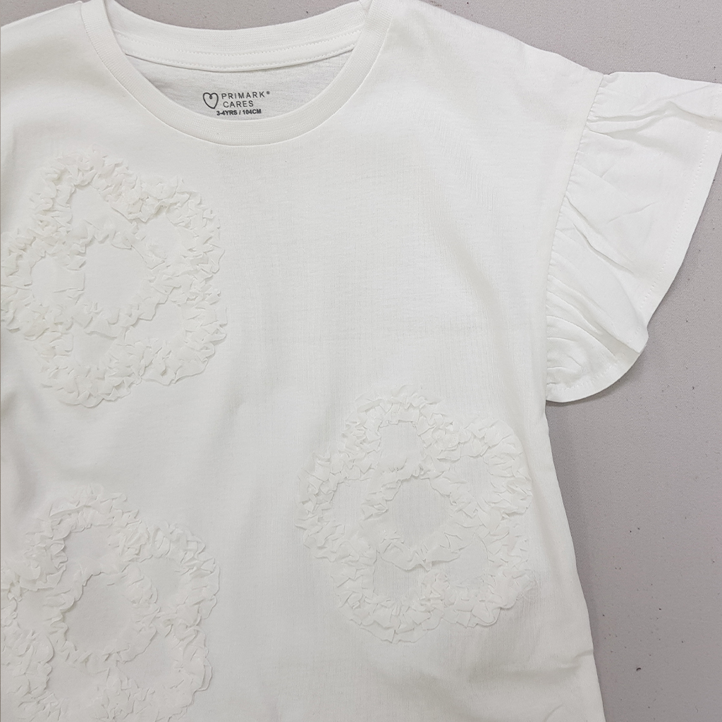 تی شرت دخترانه 30576 سایز 1.5 تا 8 سال مارک Primark