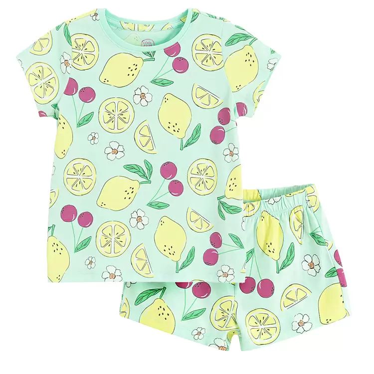 تی شرت دخترانه 30581 سایز 2 تا 10 سال کد 1 مارک COOL CLUB