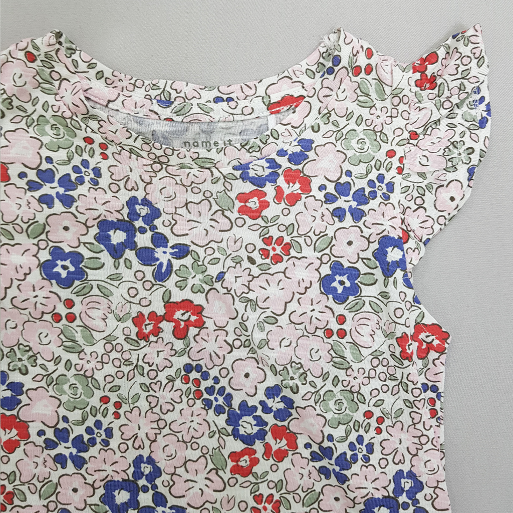 ست سارافون شلوار دخترانه 30533 سایز 9 ماه تا 8 سال مارک Name It