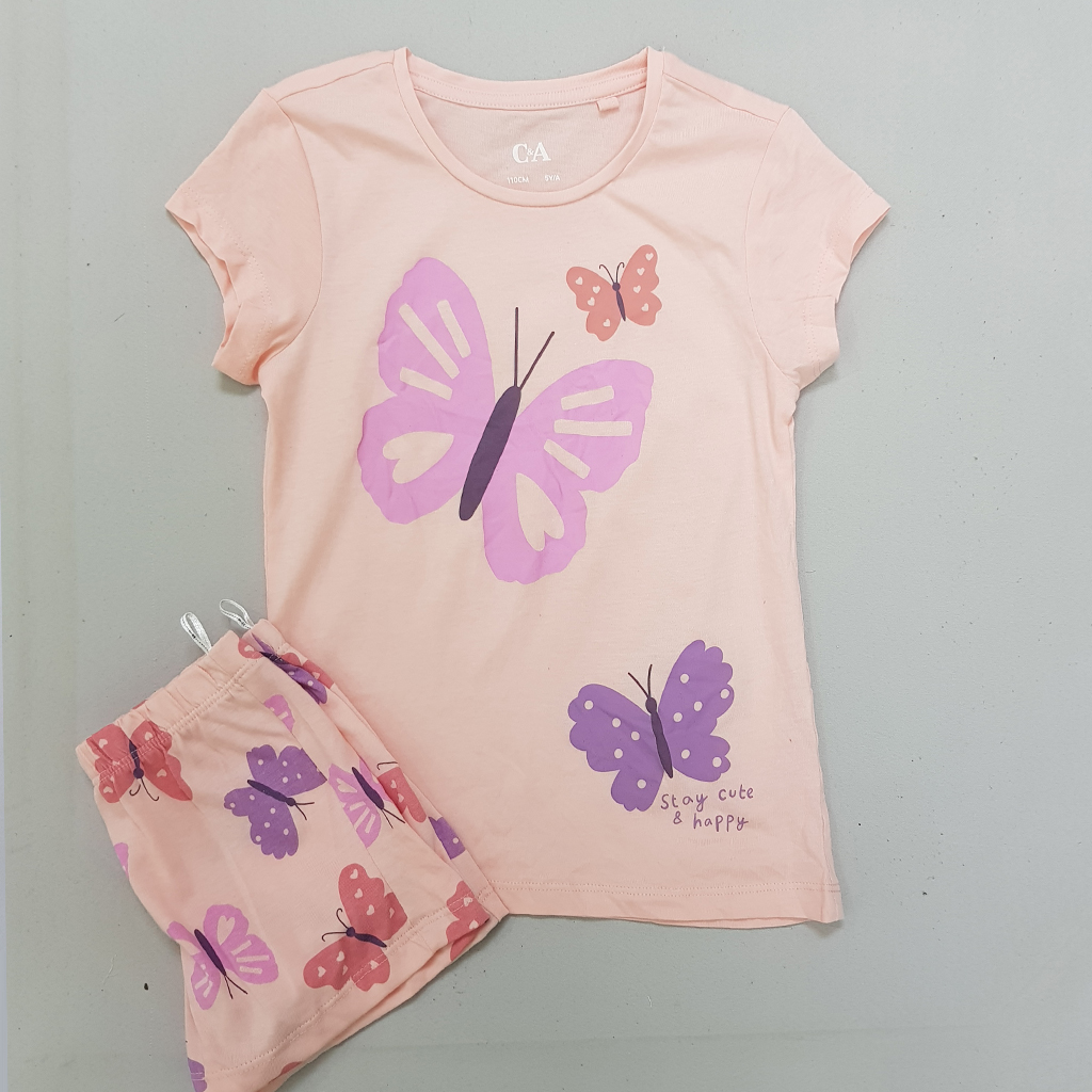 ست دخترانه 30534 سایز 2 تا 10 سال مارک C&A   *