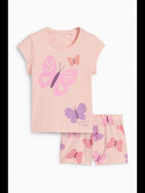 ست دخترانه 30534 سایز 2 تا 10 سال مارک C&A   *