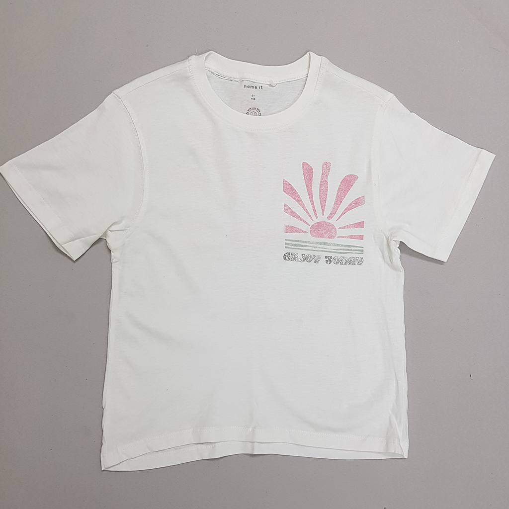 تی شرت دخترانه 30584 سایز 6 تا 14 سال کد 2 مارک Name It