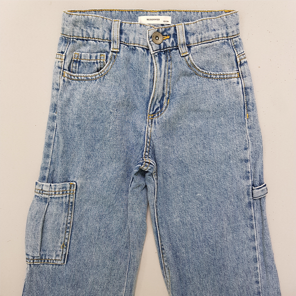 شلوار جینز 30632 سایز 6 تا 15 سال مارک Reserved   *