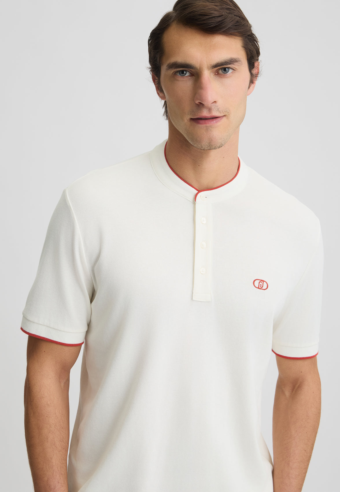 تی شرت یقه دار مردانه 30368 کد 1