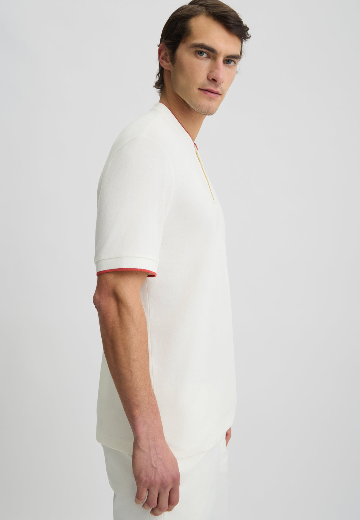 تی شرت یقه دار مردانه 30368 کد 1