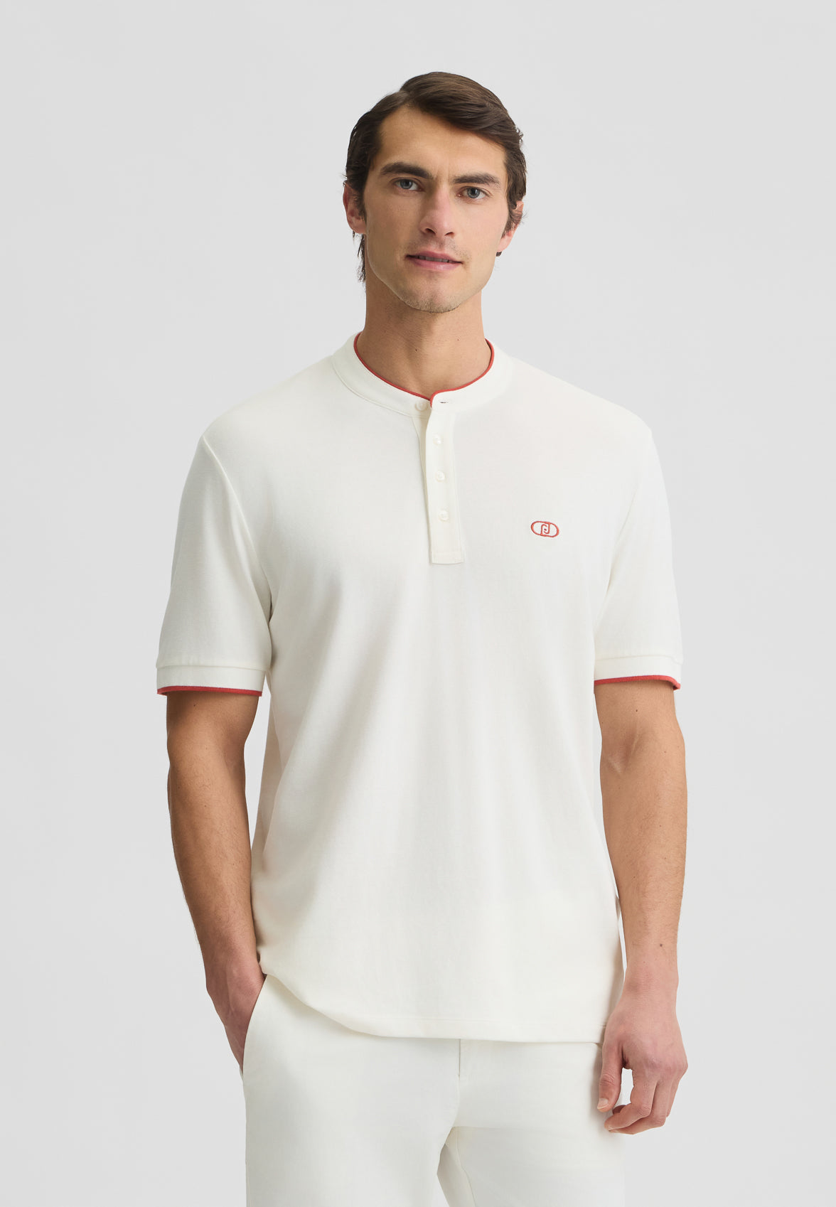 تی شرت یقه دار مردانه 30368 کد 1